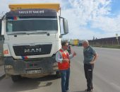 HARFİYAT KAMYONLARI DENETLENİYOR