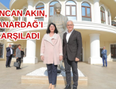 GENCAN AKIN, YANARDAĞ’I KARŞILADI