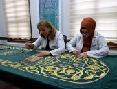 KADİFE ÜZERİNE SİM SIRMA İŞLENEN SELİMİYE’NİN NİMBER ÖRTÜSÜ RESTORASYON BİTİMİNDE TAKILACAK