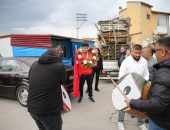 TÜRKİYE 2’NCİSİ GÜREŞÇİ DAVUL ZURNA İLE KARŞILANDI